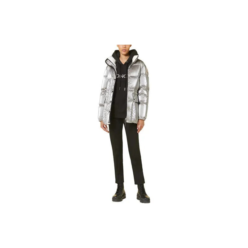 Moncler Down Jacket Women's Silver-2
