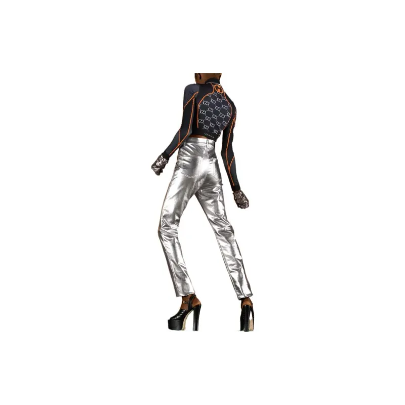 GUCCI Jeans Women's Silver-2