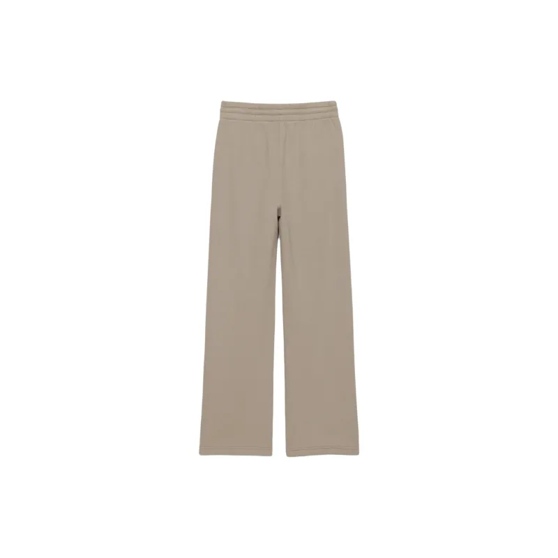 ARITZIA Sweatfleece Cozy Fleece Boyfriend Basi Wide Sweatpant Knitted Sports Pants Women's Nomad Taupe/Nomad Gray Umber-1