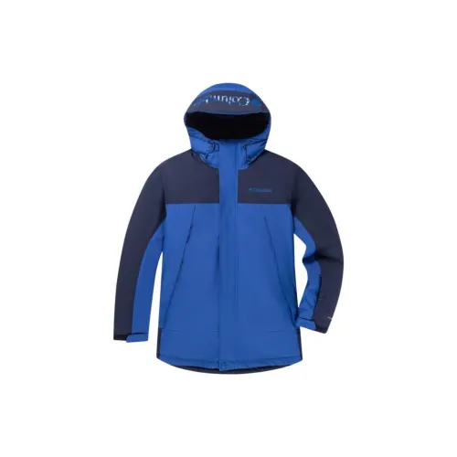 Columbia Omni-Heat Windbreaker Jackets Men Blue