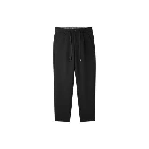 HLA Casual Pants Men Black BD