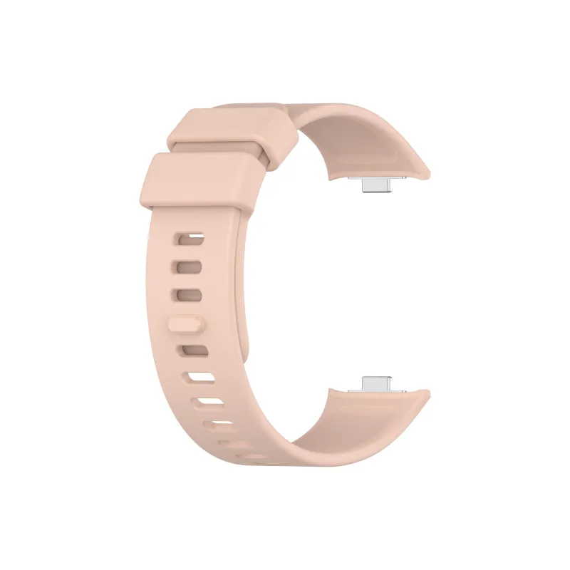 FZRT Xiaomi Red Beige Compatibility Watch Band Quick Release Silicone One Piece Strap Silicone Material-18
