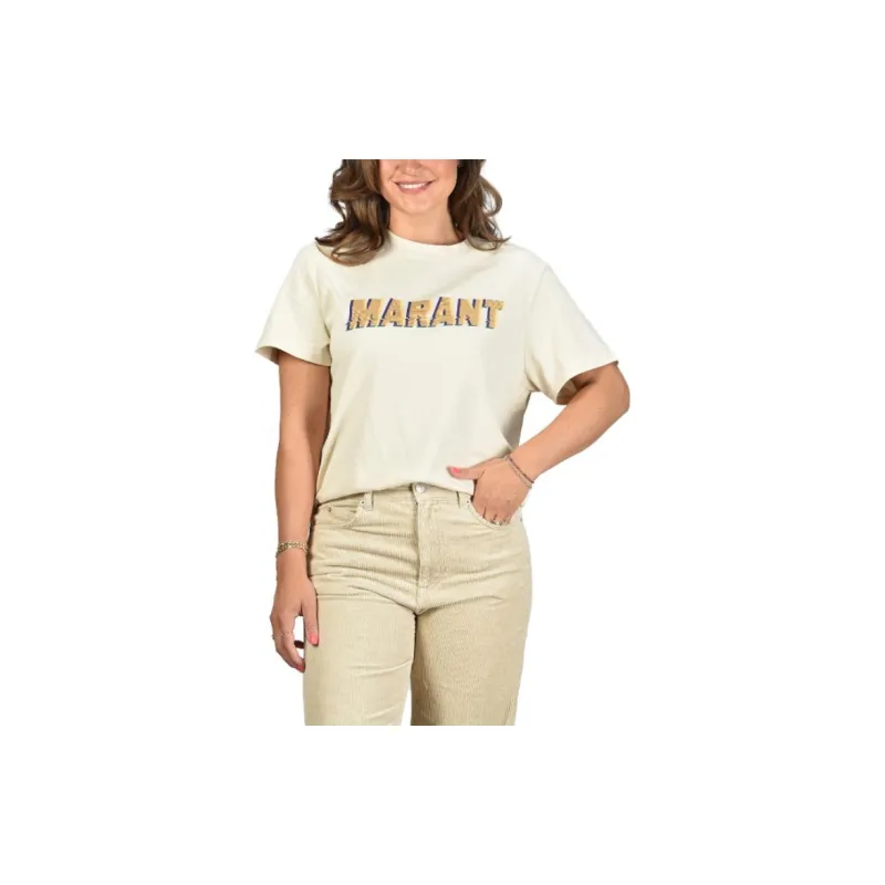ISABEL MARANT T-Shirts Women's Cream-5