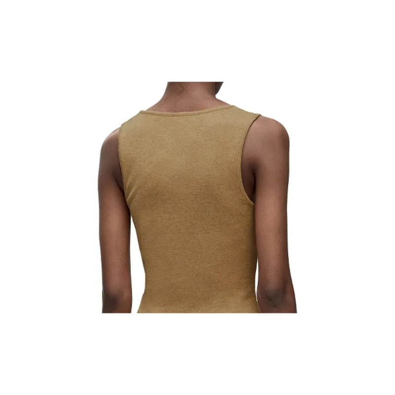 LOEWE Anagram Tank Top In Cotton Taos Taupe-4