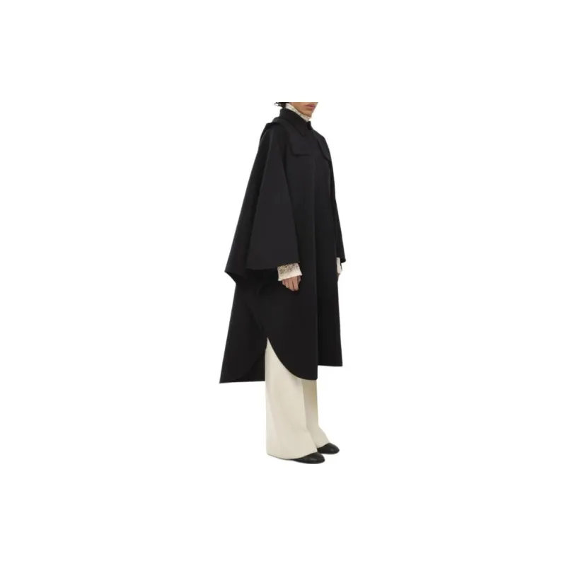 Chloé Wool blend Hooded Cape-3