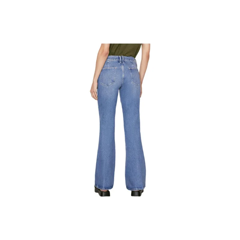FRAME LE PIXIE HIGH Jeans Women's Light Blue-2