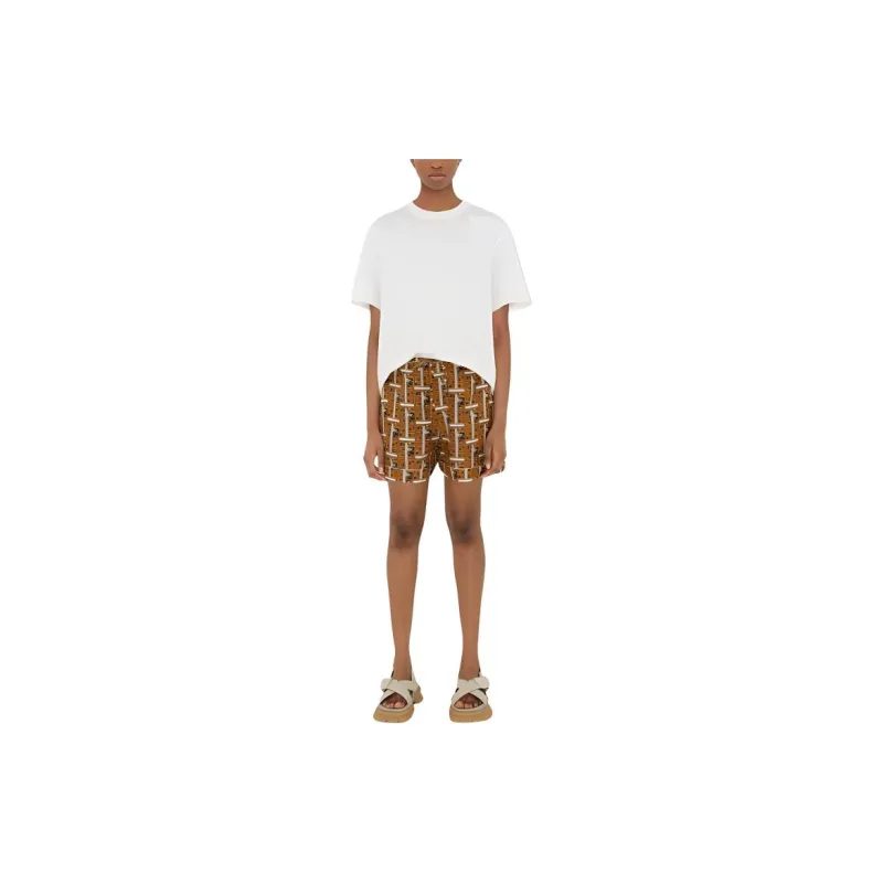 Burberry Casual Shorts Women's Brown-2