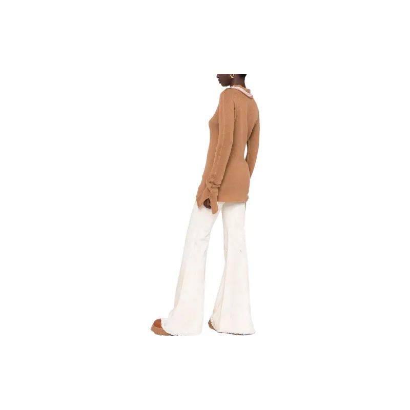 MARNI Cashmere Sweaters Women's Brown-1