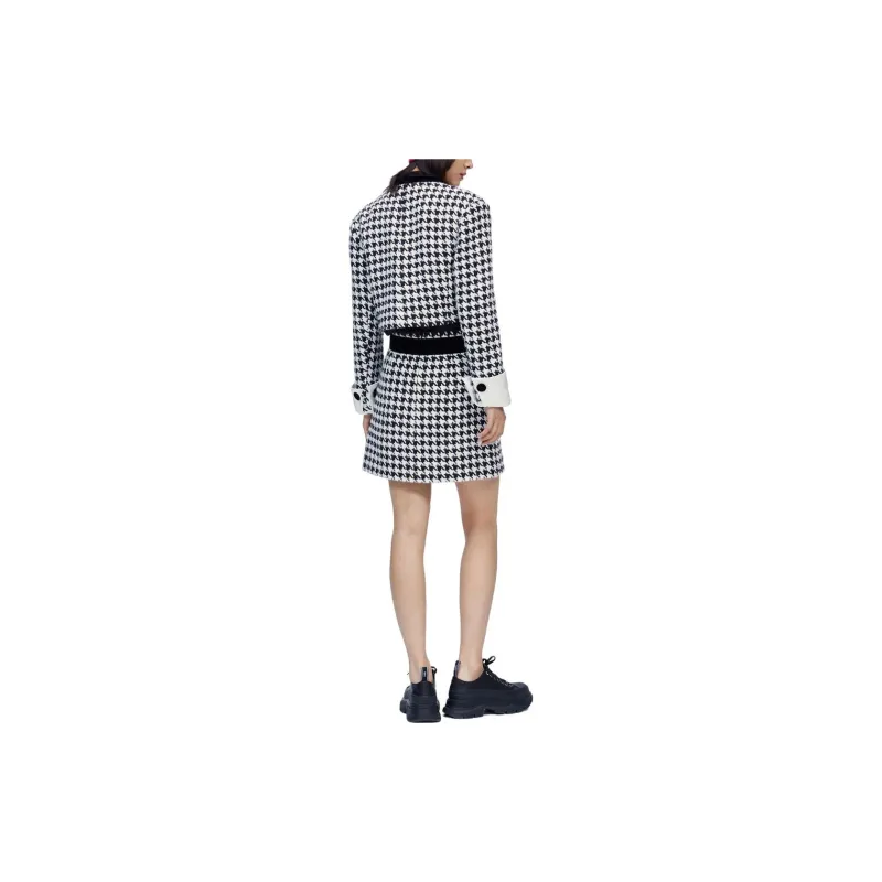KARL LAGERFELD Women's Apparel Skirt Women's Black White-1