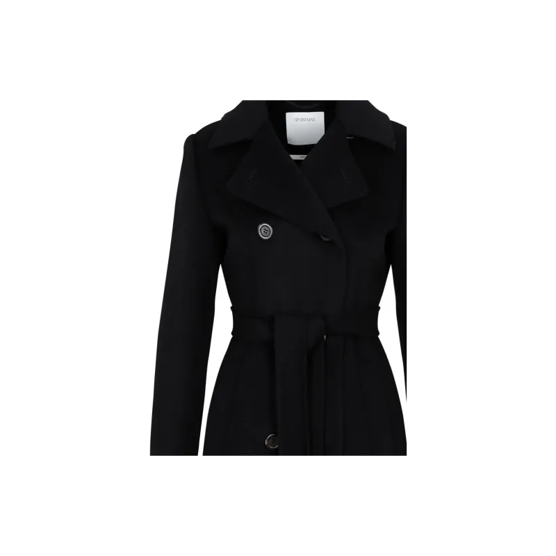 SportMax Belted Long Sleeved Coat-3