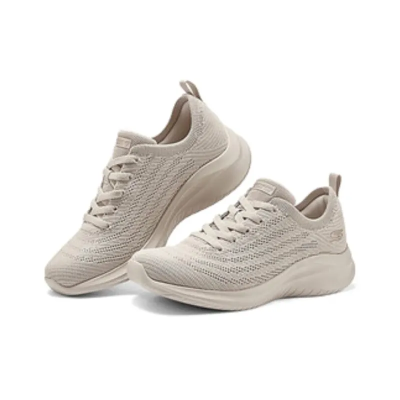 Skechers Bob's Abrasion Resistant Breathable Low Top Casual Running Shoes Women's Tan-3
