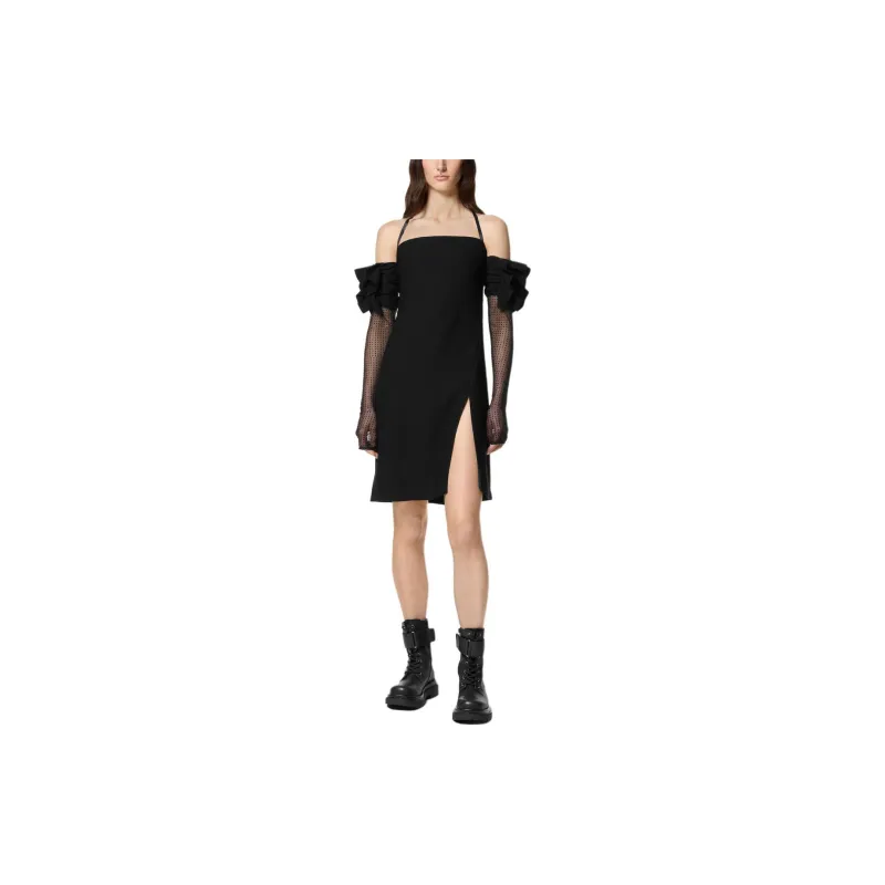 VERSACE JEANS COUTURE Ruffled Sleeve Dress-1