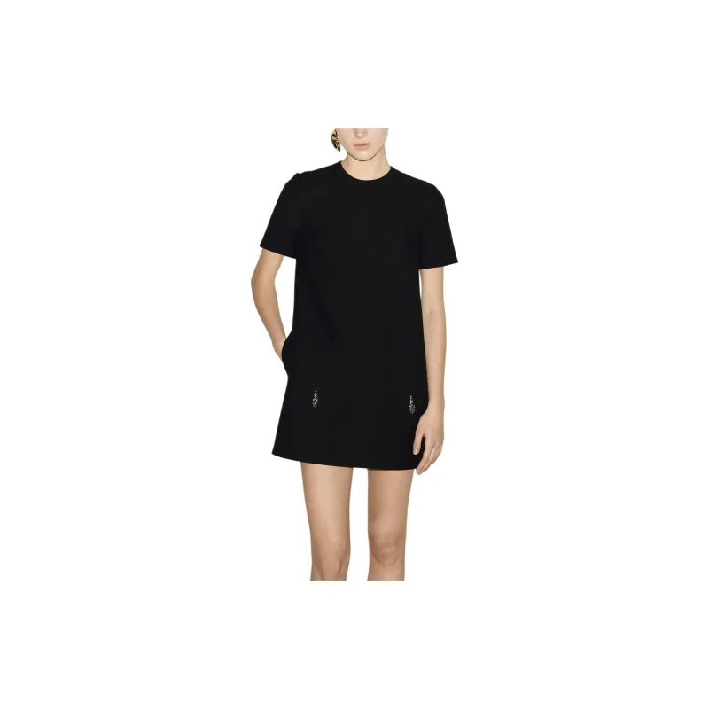 GUCCI Tiger Head Detail Mini Dress-2
