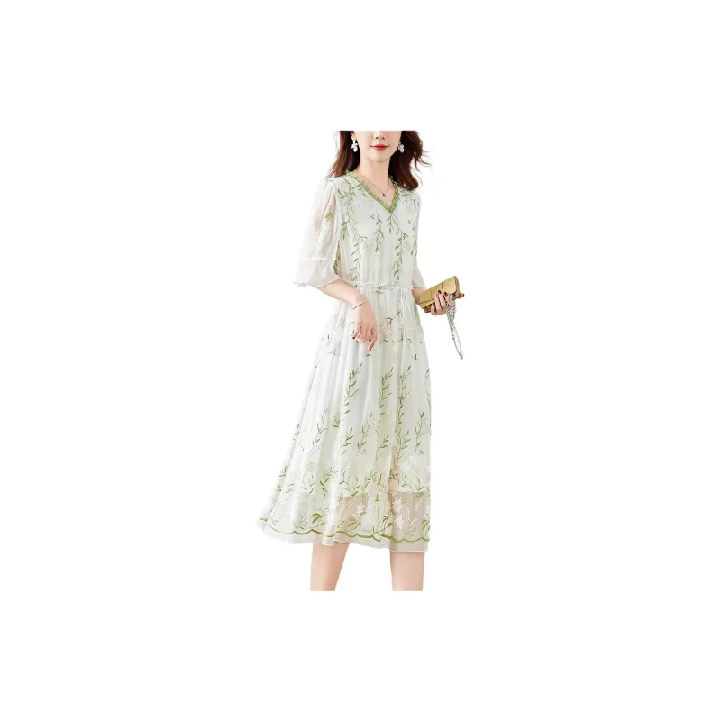 To The West Short Sleeved Dresses Women's-3