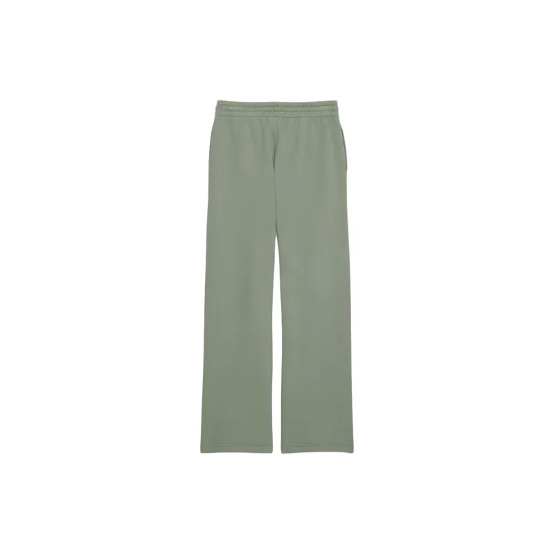 ARITZIA Sweatfleece Cozy Fleece Boyfriend Basi Wide Sweatpant Knitted Sports Pants Women's Smoky Sage-1