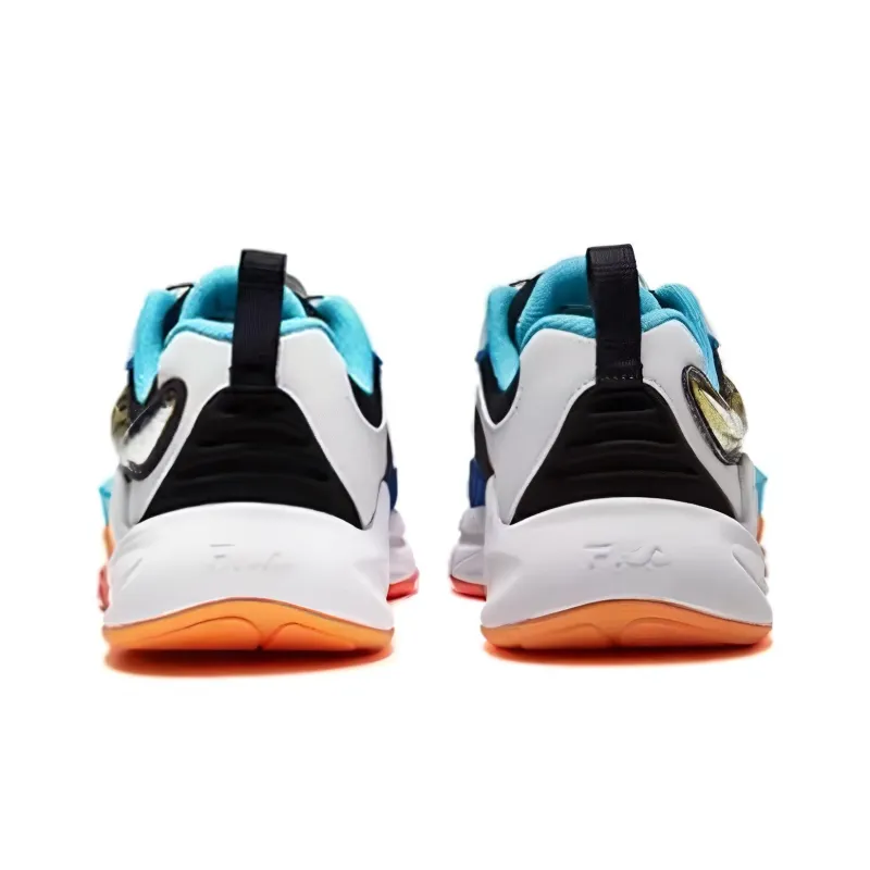 FILA KIDS Anti Slip Wear Resistant Low Top Kids' Running Shoes Goose Egg Yellow Teenagers-3