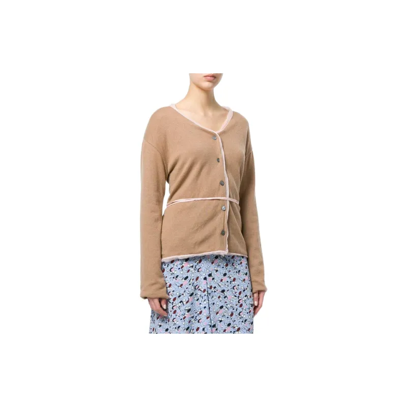 MARNI Contrasting Hem Cardigan-1