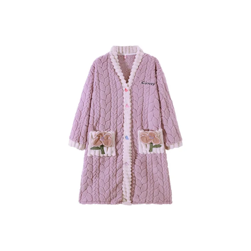 Qiao Ni Tong Pajama Robe Women's Image Color-0