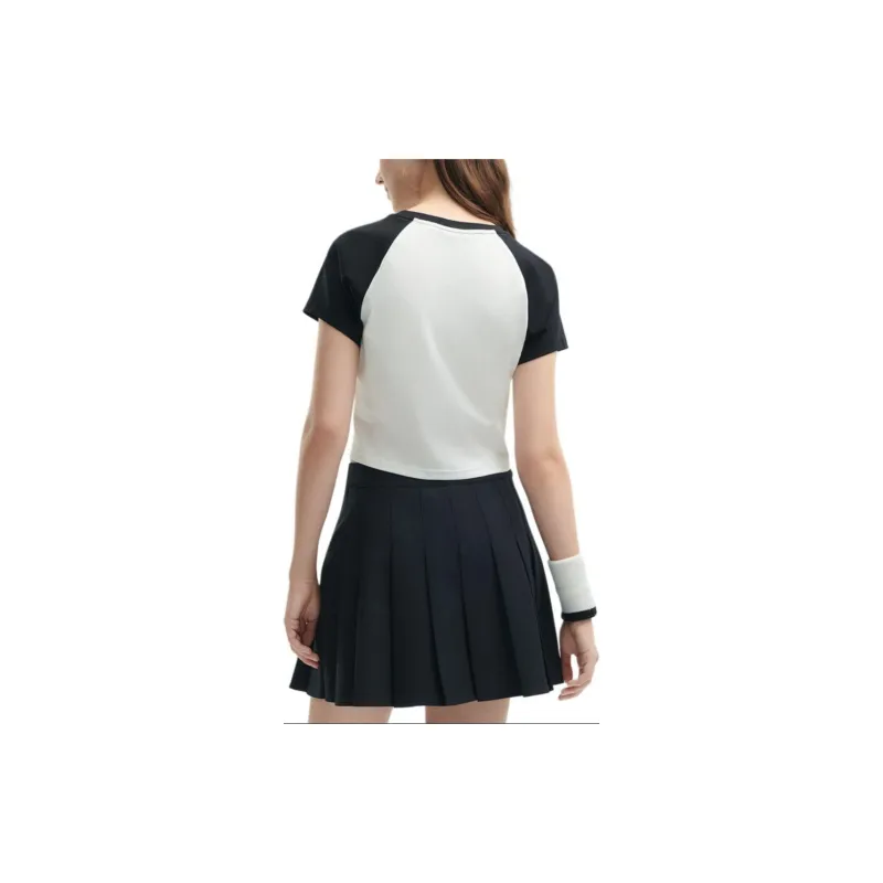 FILA Raglan Sleeve T Shirt Women's Jet Black-3