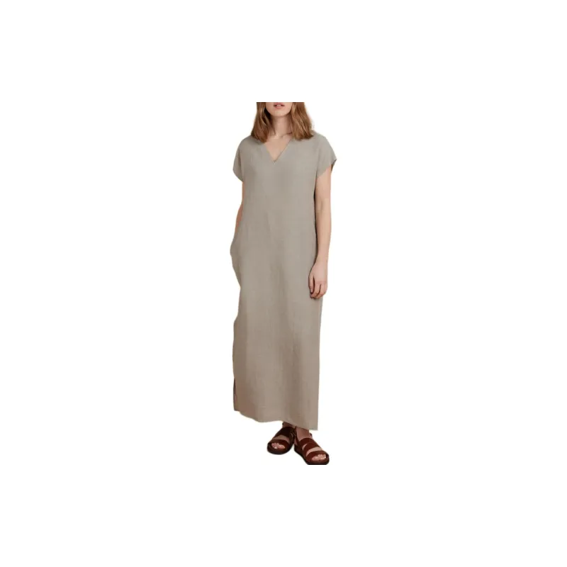 Agnes B. SS24 Sleeveless Dress Women's Beige-1