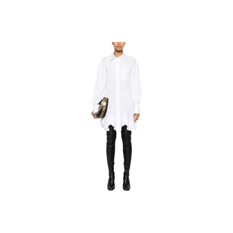 Stella McCartney Ruffled Mini Shirt Dress-1