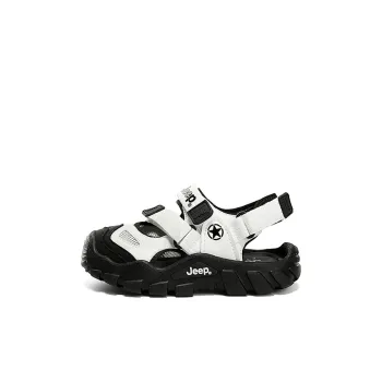 Jeep Children's Sandals White Black Kids'