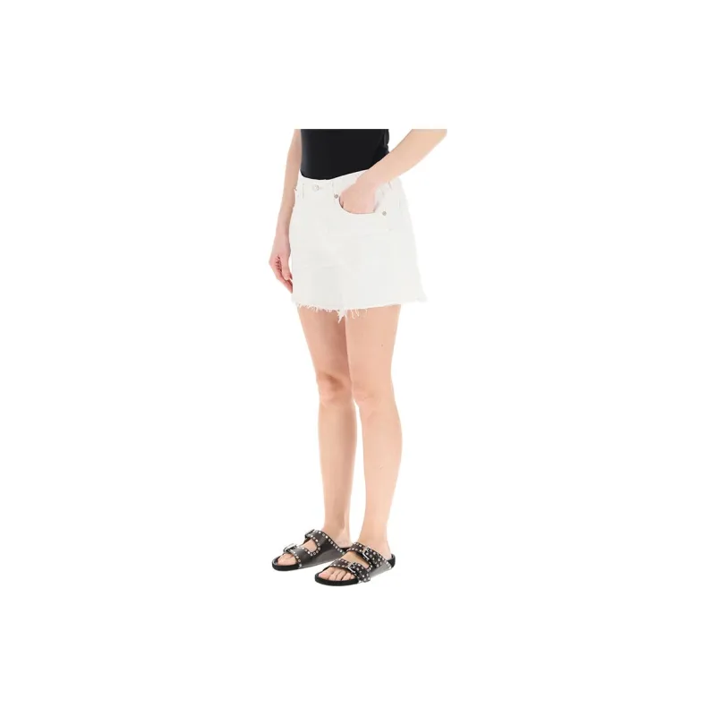 AGOLDE Parker Denim Shorts-3
