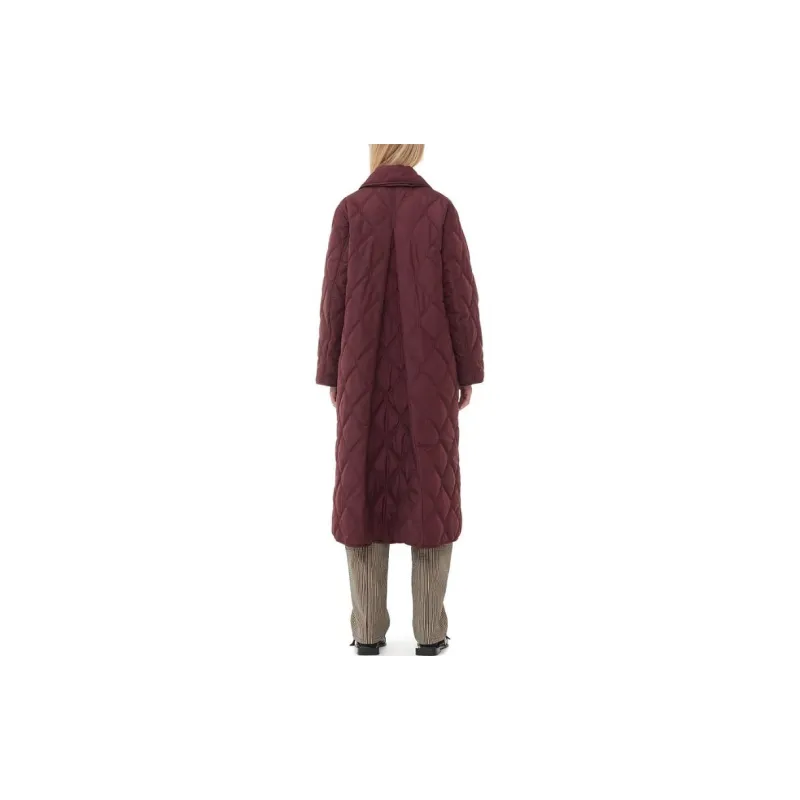 GANNI Coats Women's Noble Red-2