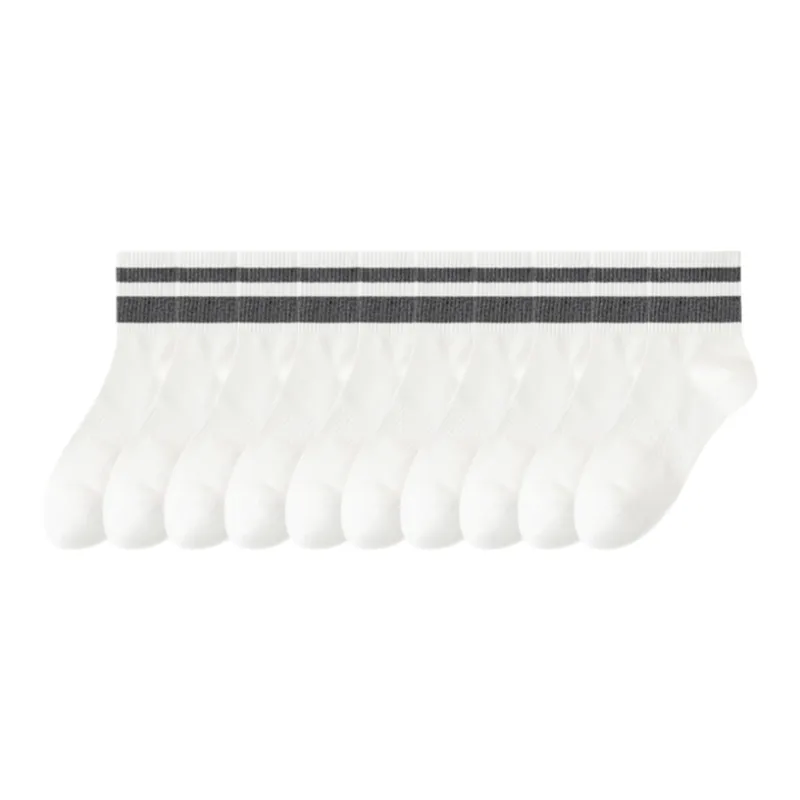 Lan Miao Mid Calf Socks Men's 10 Pack-12