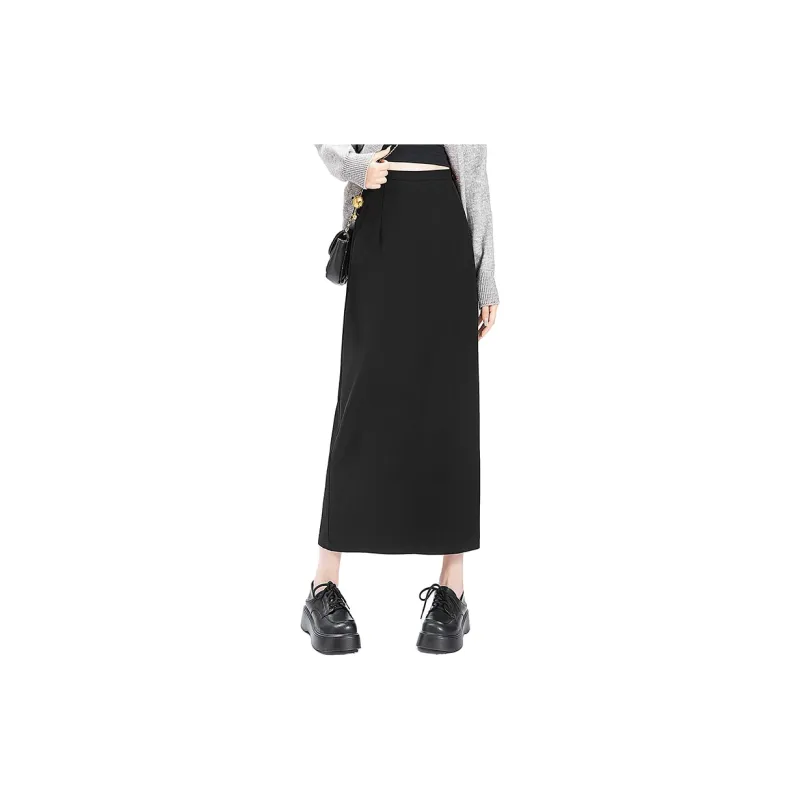 Cypress House Casual Long Skirt Women's Black-2