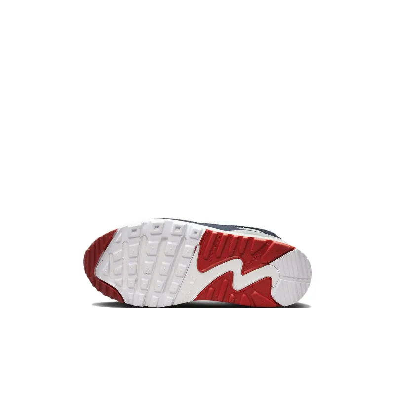 Nike Air Max 90 Leather Obsidian Track Red PS-5