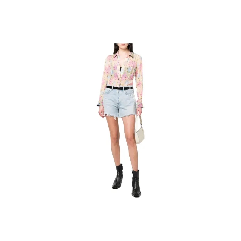 DIESEL Shirts Women's Light Yellow-1