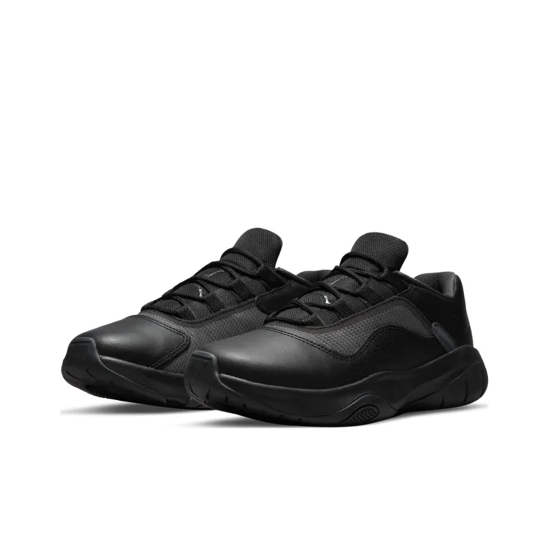 Jordan Air Jordan 11 Wear-Resistant Low-Top Children's Basketball Shoes Black Teenagers-2