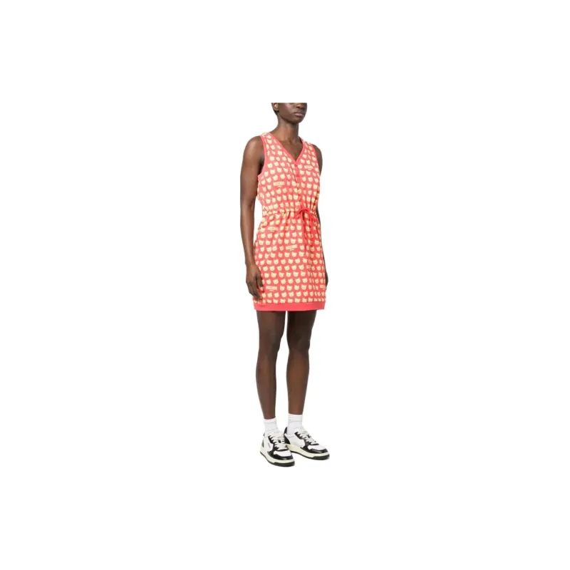 MOSCHINO Sleeveless Dresses Women's Orange-2