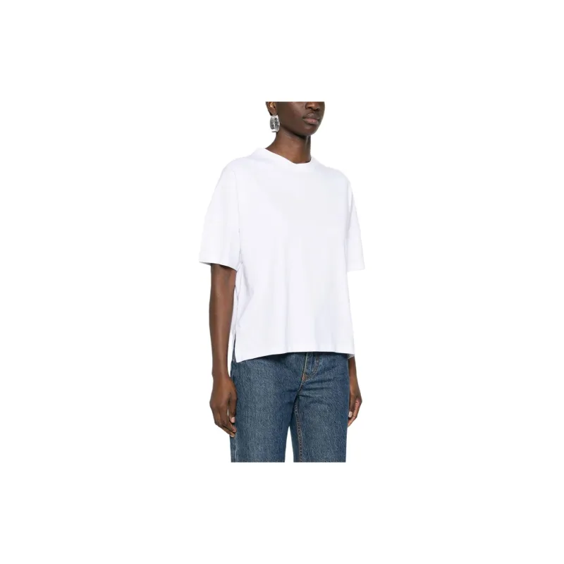 LOEWE Monogram Embroidered Crewneck T Shirt-3