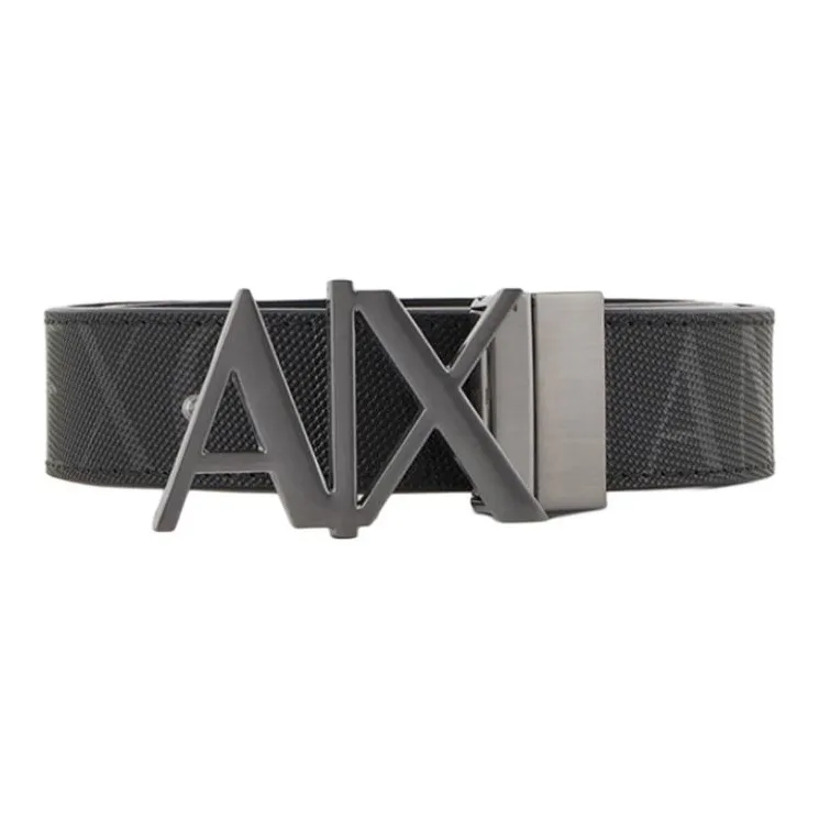 EMPORIO ARMANI Artificial Leather Belts Men's Black -0