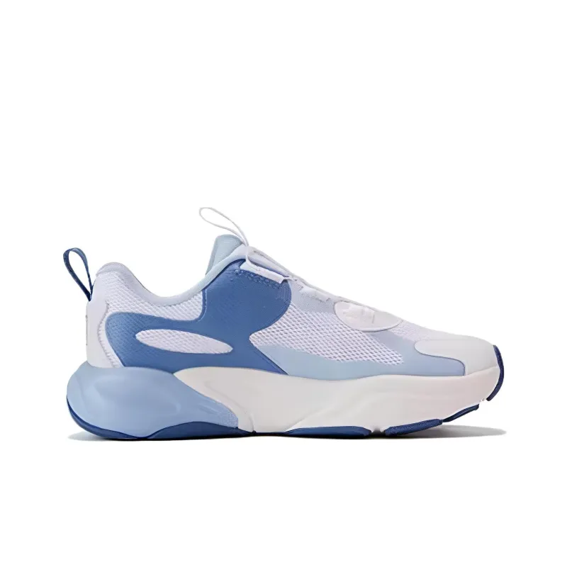 FILA KIDS Slip Resistant Cushioning Low Top Kids' Running Shoes White Blue Teenagers-1