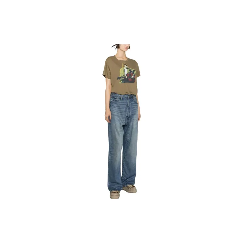 R13 Cotton Graphic print T shirt-3