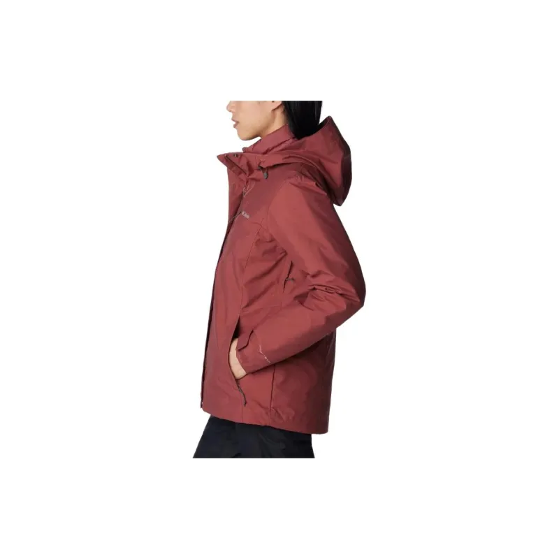 Columbia Windbreaker Jackets Women's Red-7