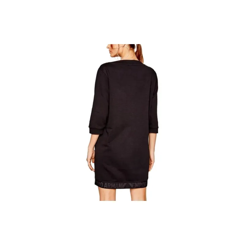 EMPORIO ARMANI Long Sleeved Dresses Women's Black-3