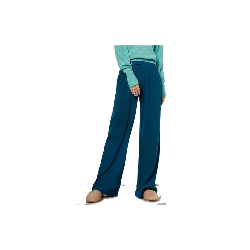 MEIYANG Suit Trousers Women's Dark Blue-1