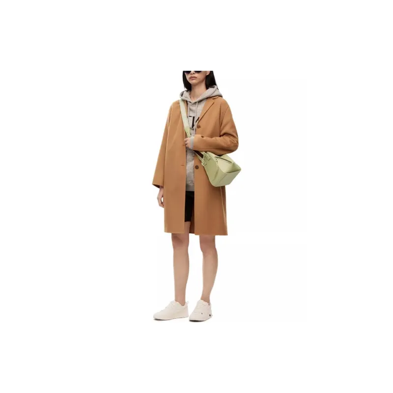 LOEWE Single Breasted Long Coat-1