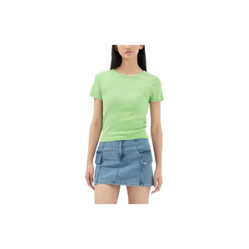 GUESS T Shirts Women's Green-2