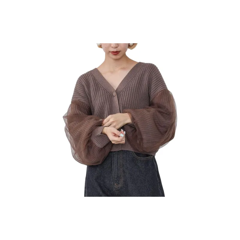 Beams HEART Knitwear Women's Mocha-1
