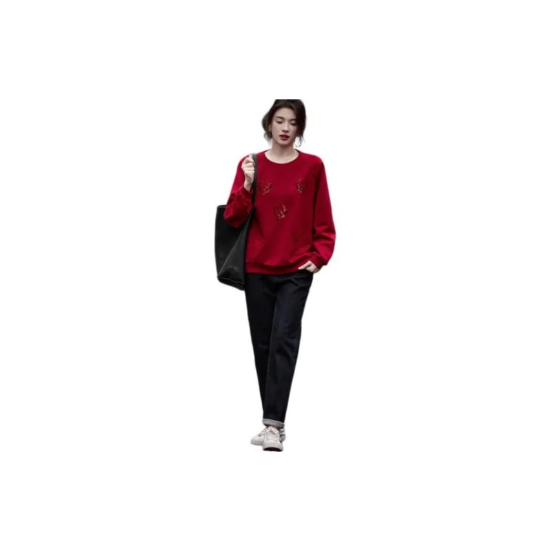 Dme Sweaters Women's Mary Red-1