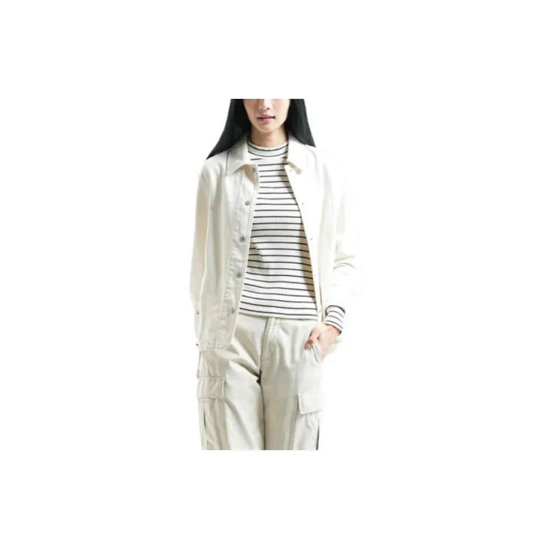 UNIQLO Jackets Women's Mist White-1