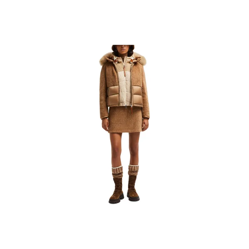Moncler FW24 Down Jacket Women's Light Brown-1