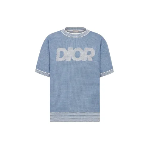 DIOR T-Shirts Men Blue