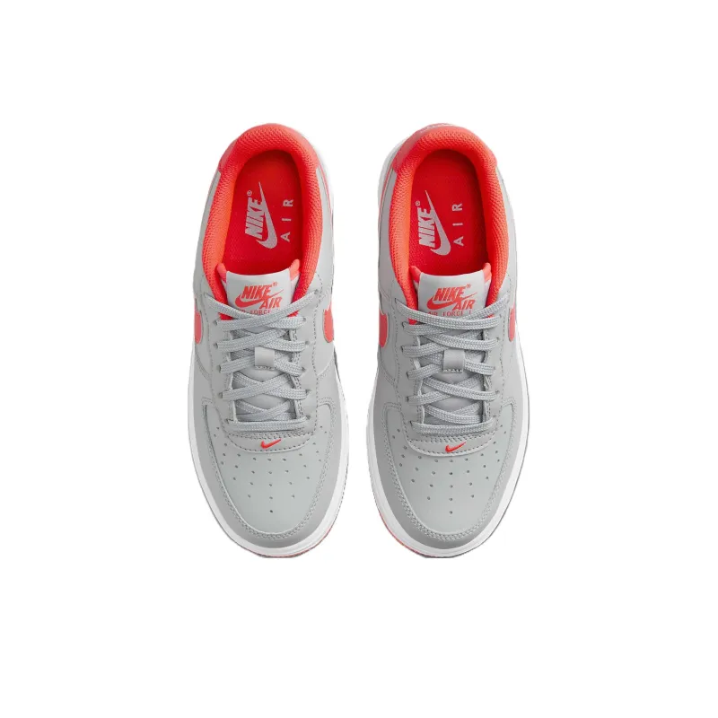 Nike Air Force 1 Low Light Smoke Bright Crimson GS-3