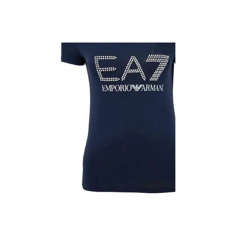 EMPORIO ARMANI Regular T Shirt Women's Marine Blue-3
